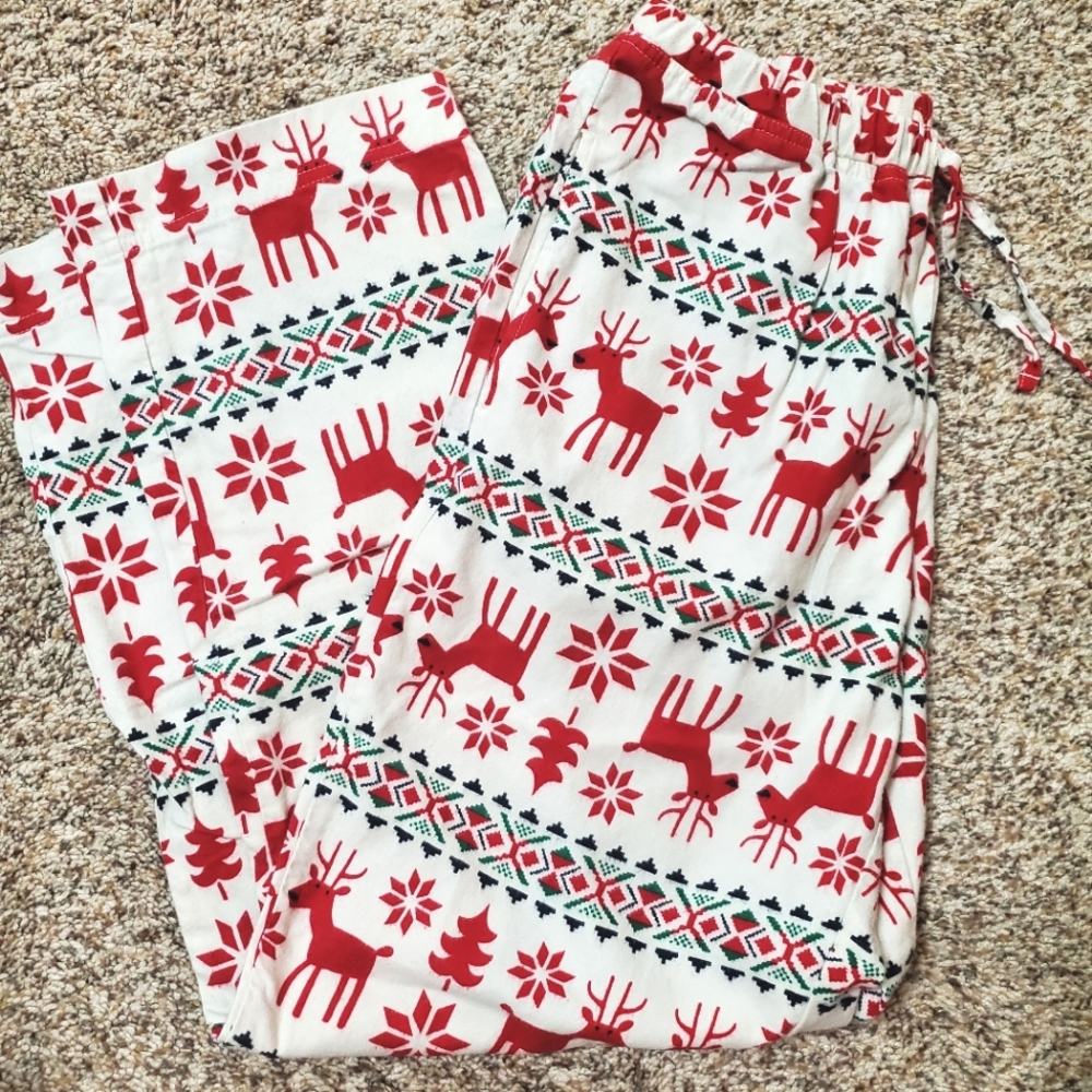 Hanna Andersson Christmas PJ bottoms-Small
